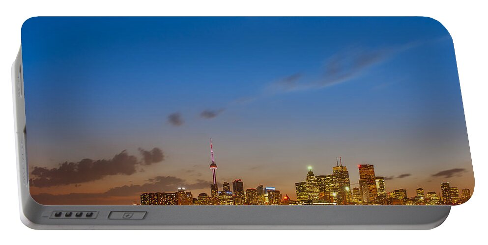 Toronto Portable Battery Charger featuring the photograph Toronto Skyline by Sebastian Musial