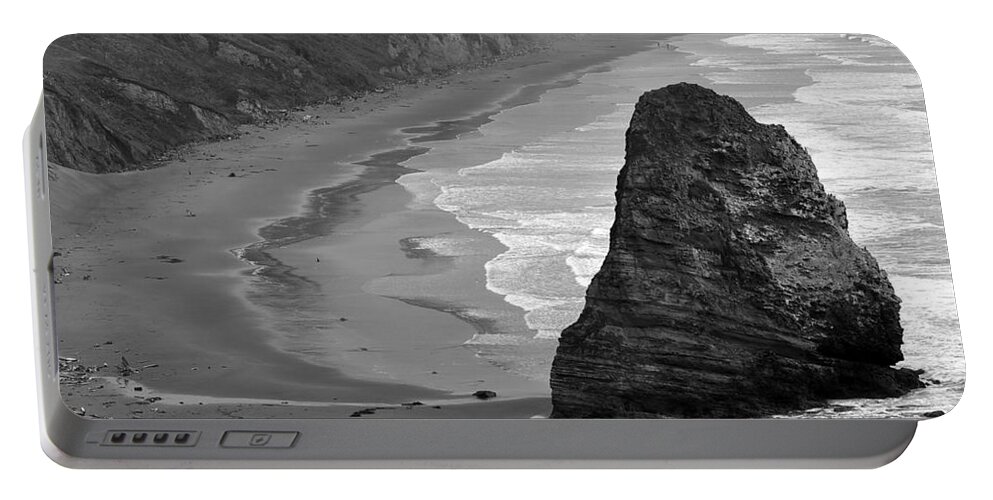 Beach-photographs Portable Battery Charger featuring the photograph The Rock #1 by Kirt Tisdale