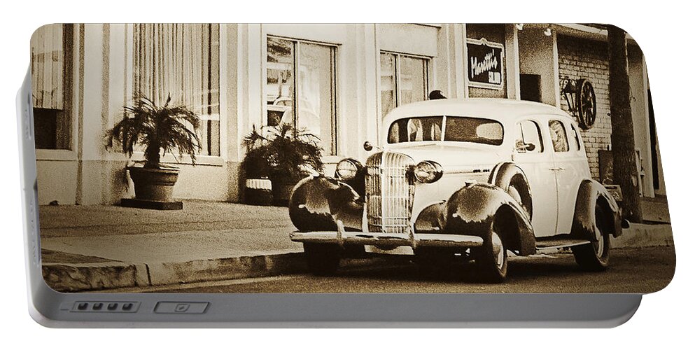 Antique Car Portable Battery Charger featuring the photograph Town Center by Caitlyn Grasso