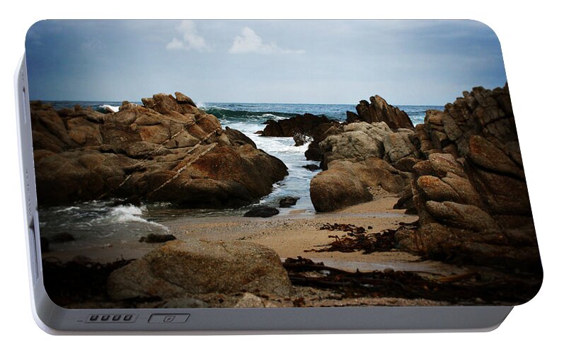 Bay Portable Battery Charger featuring the photograph Transcend - Monterey, California by Melanie Alexandra Price