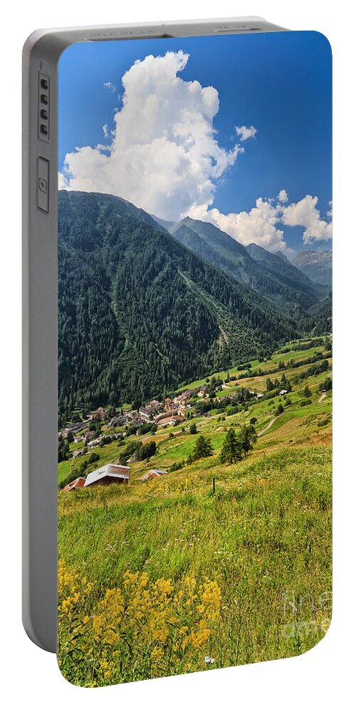 Alpine Portable Battery Charger featuring the photograph Trentino - Val di Pejo by Antonio Scarpi