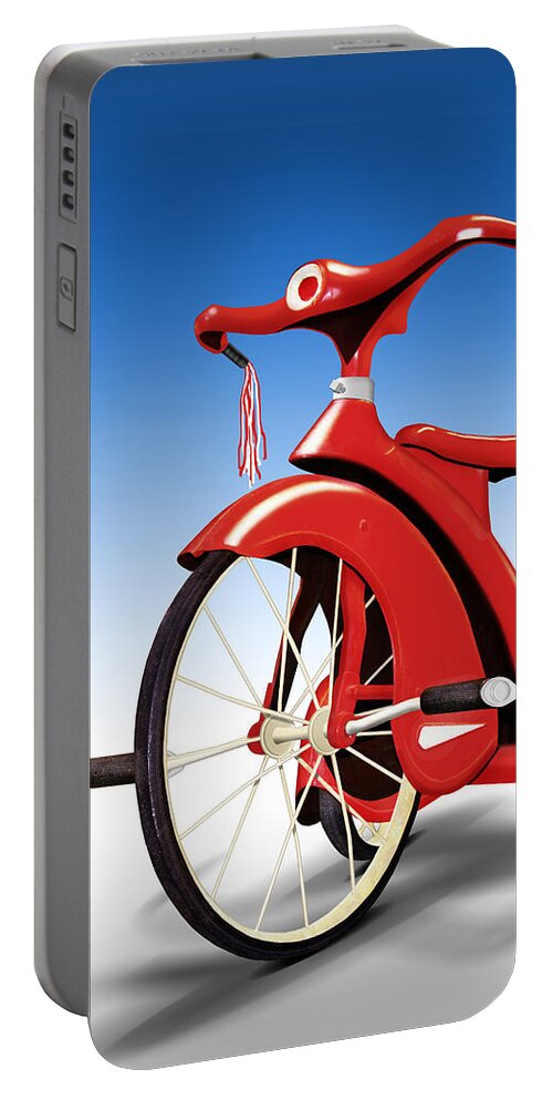 Classic Trike Portable Battery Charger featuring the photograph Trike by Mike McGlothlen