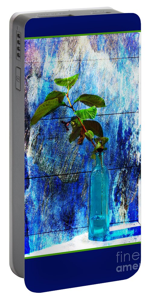  Portable Battery Charger featuring the photograph True Blue by Randi Grace Nilsberg
