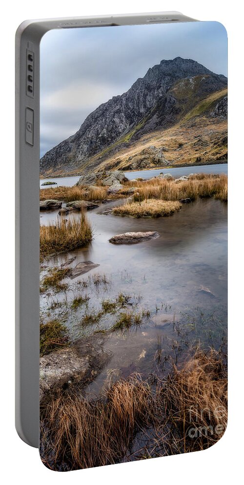 Tryfan Portable Battery Charger featuring the photograph Tryfan Mountain by Adrian Evans