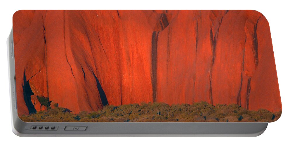 Uluru Portable Battery Charger featuring the photograph Uluru 2 by Evelyn Tambour