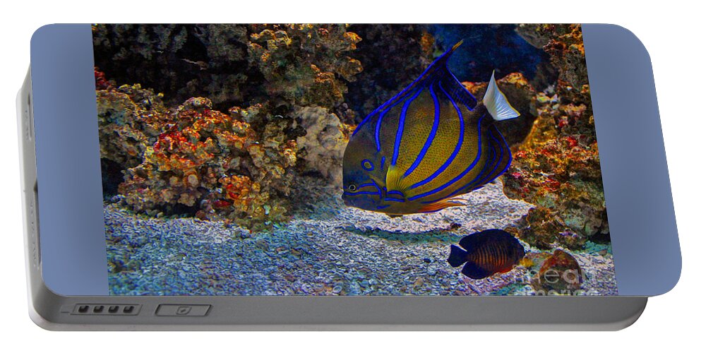 Underwater World Portable Battery Charger featuring the photograph Underwater World by Savannah Gibbs
