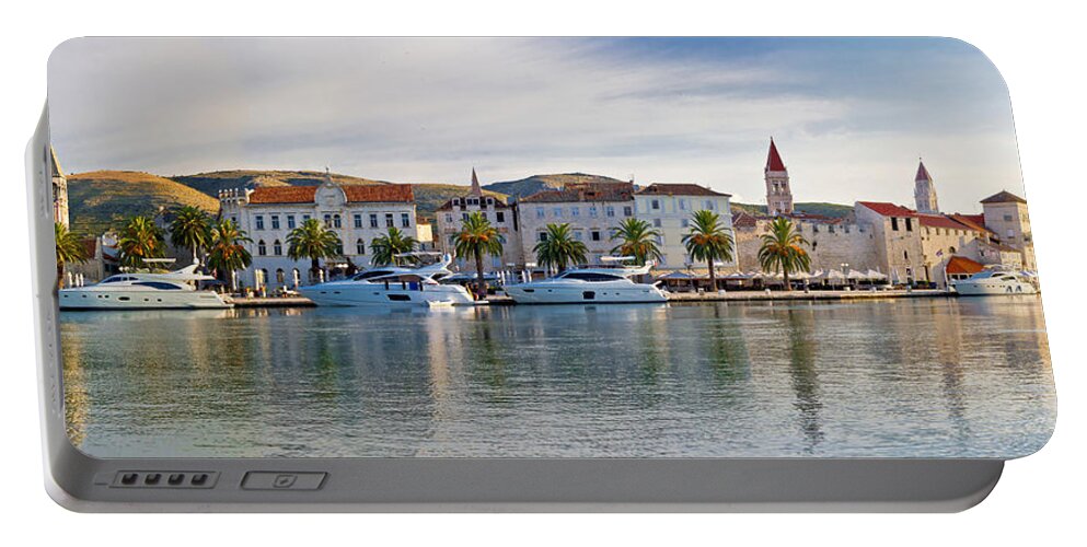 Croatia Portable Battery Charger featuring the photograph UNESCO town of Trogit view by Brch Photography