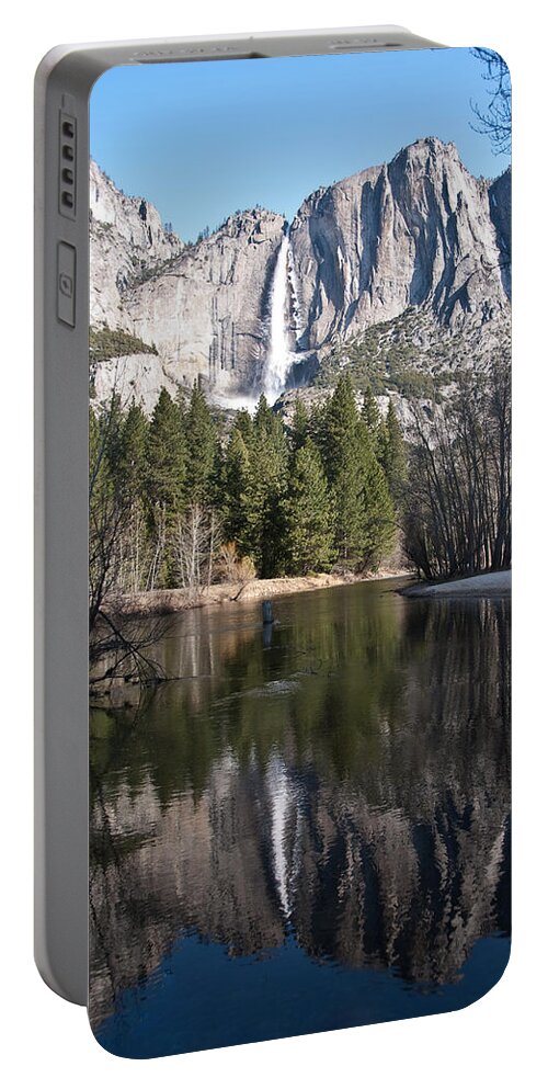 Upper Yosemite Fall Portable Battery Charger featuring the photograph Upper Yosemite Fall by Shane Kelly
