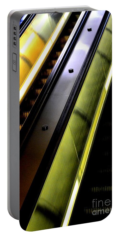 Newel Hunter Portable Battery Charger featuring the photograph Urban Abstract by Newel Hunter