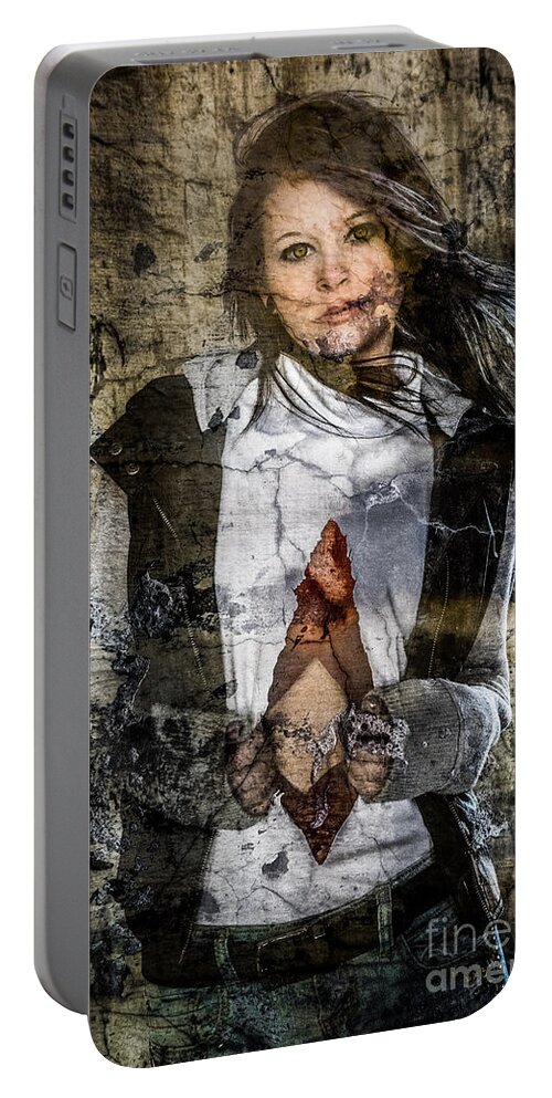 Kayla Portable Battery Charger featuring the photograph Urban Decay 1 by Michael Arend