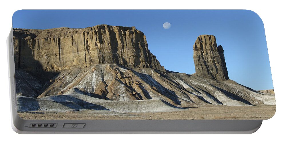 Desert Portable Battery Charger featuring the photograph Utah Outback 41 Panoramic by Mike McGlothlen