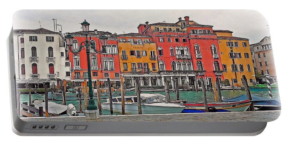 Venice Portable Battery Charger featuring the photograph Venezia by Hanny Heim