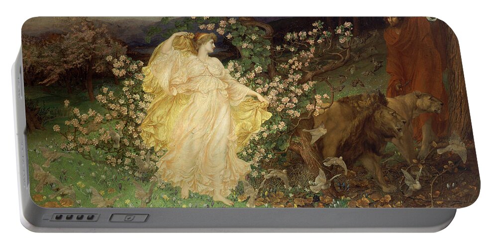 William Blake Richmond Portable Battery Charger featuring the painting Venus and Anchises by William Blake Richmond