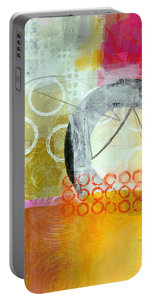 Vertical Portable Battery Charger featuring the painting Vertical 4 by Jane Davies