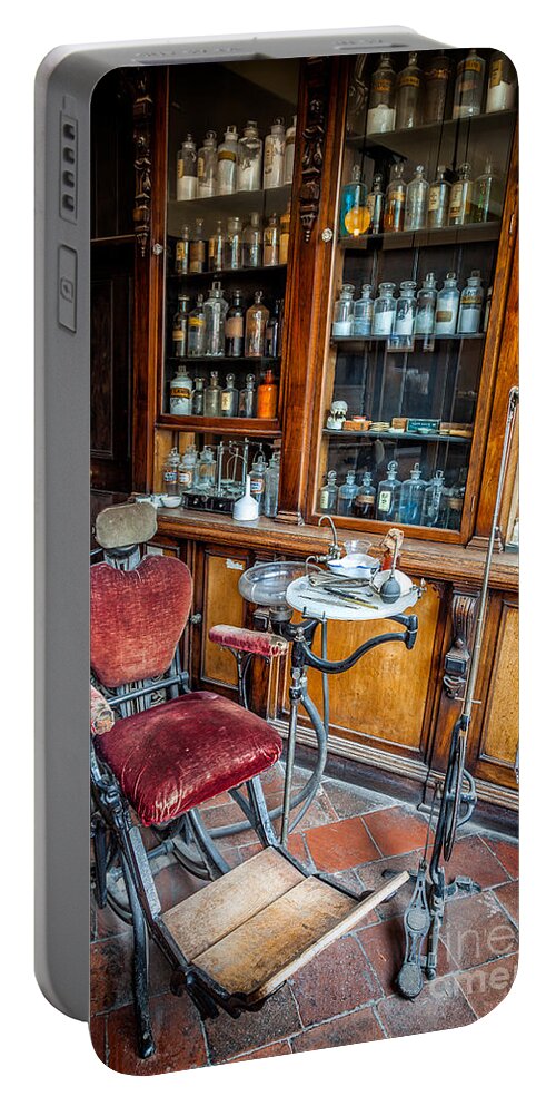 Victorian Dentist Portable Battery Charger featuring the photograph Victorian Dentist by Adrian Evans
