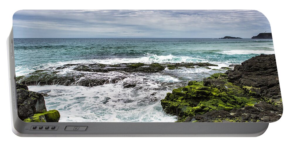 Secret Beach Portable Battery Charger featuring the photograph View from Secret Beach by Belinda Greb