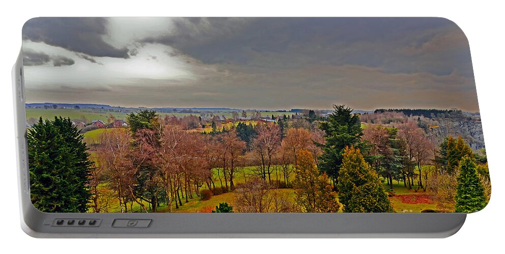 Travel Portable Battery Charger featuring the photograph View of Belgium by Elvis Vaughn