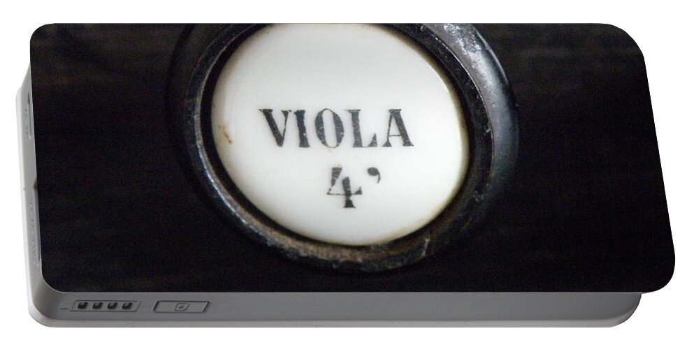 Viola Portable Battery Charger featuring the photograph Viola by Lainie Wrightson