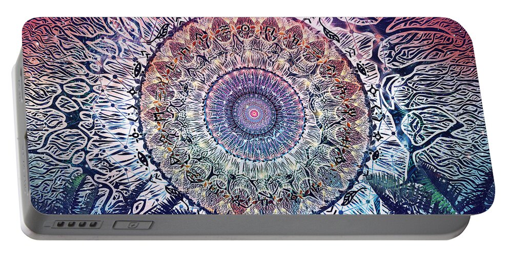 Cameron Gray Portable Battery Charger featuring the digital art Waiting Bliss by Cameron Gray