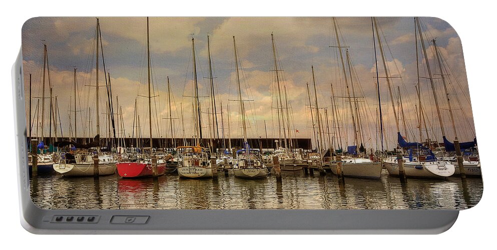 Boat Portable Battery Charger featuring the photograph Waiting For The Weekend by Lois Bryan