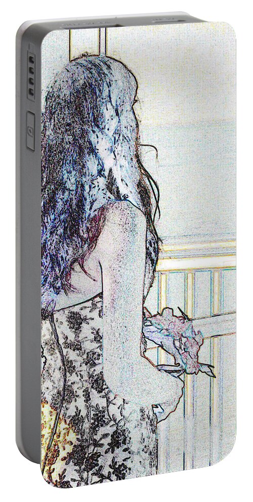 Pose Portable Battery Charger featuring the photograph Waiting by Leticia Latocki