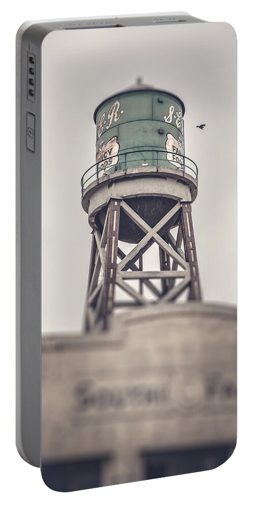 Abandoned Portable Battery Charger featuring the photograph Water Tower by Yo Pedro