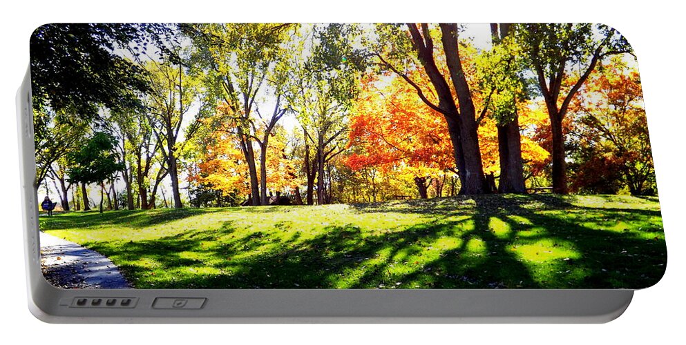 Well Traveled Path Portable Battery Charger featuring the photograph Well Traveled Path by Darren Robinson