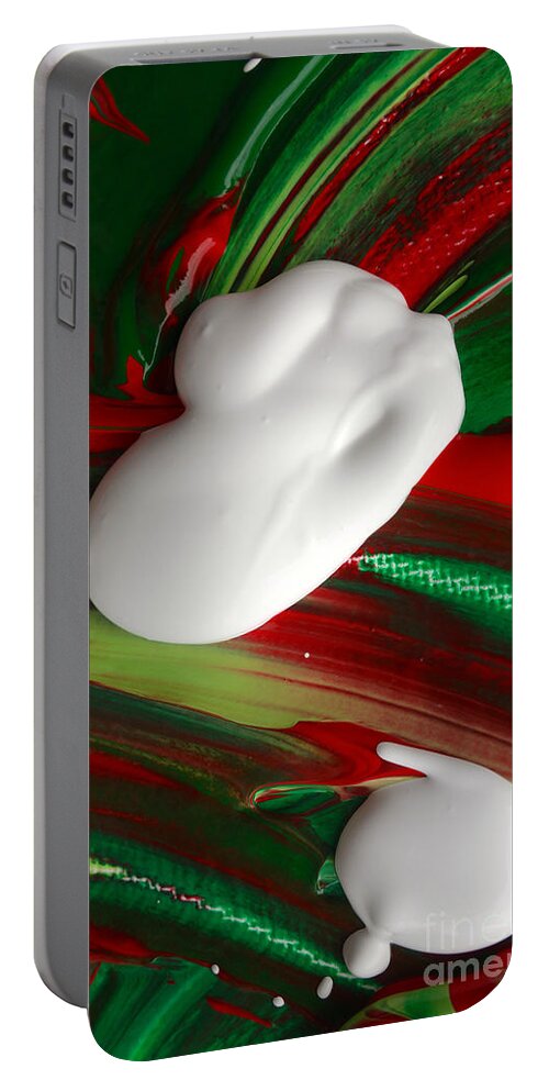 Paint Portable Battery Charger featuring the photograph Wet Paint 65 by Jacqueline Athmann