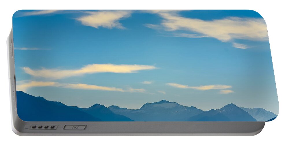 Sky Portable Battery Charger featuring the photograph Where earth meets sky by Jenny Setchell