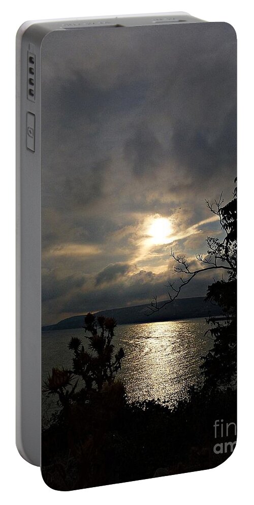 Sunset Portable Battery Charger featuring the photograph Wild Sunset by Amalia Suruceanu