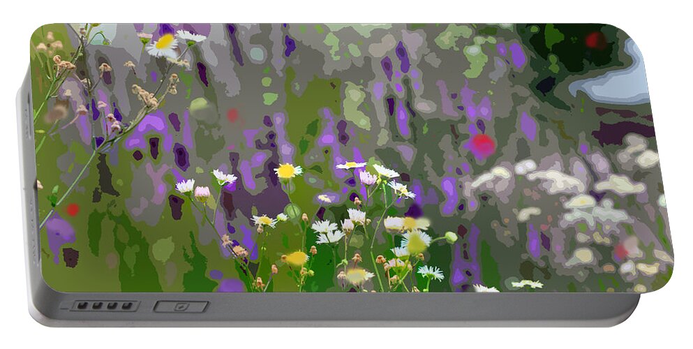 Wildflowers Portable Battery Charger featuring the photograph Wildflowers by Jackson Pearson