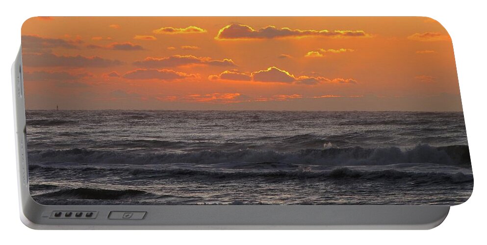 Beach Portable Battery Charger featuring the photograph Wildwood Beach Just Before Dawn by David Dehner