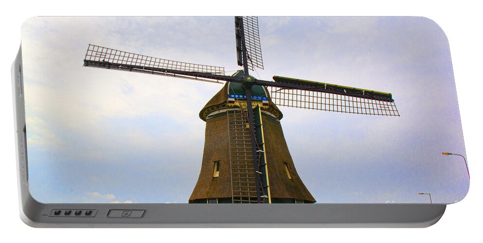 Europe Portable Battery Charger featuring the photograph Windmill 2 - Amsterdam by Crystal Nederman