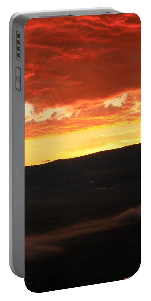 Sunrise Portable Battery Charger featuring the photograph Windy River at Sunrise by Catie Canetti