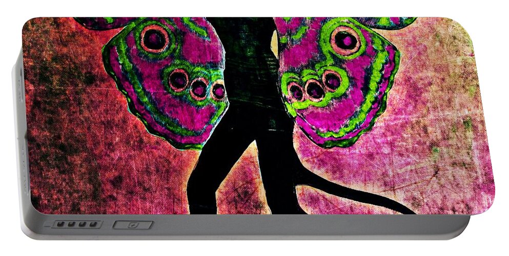 Women Portable Battery Charger featuring the digital art Wings 11 by Maria Huntley