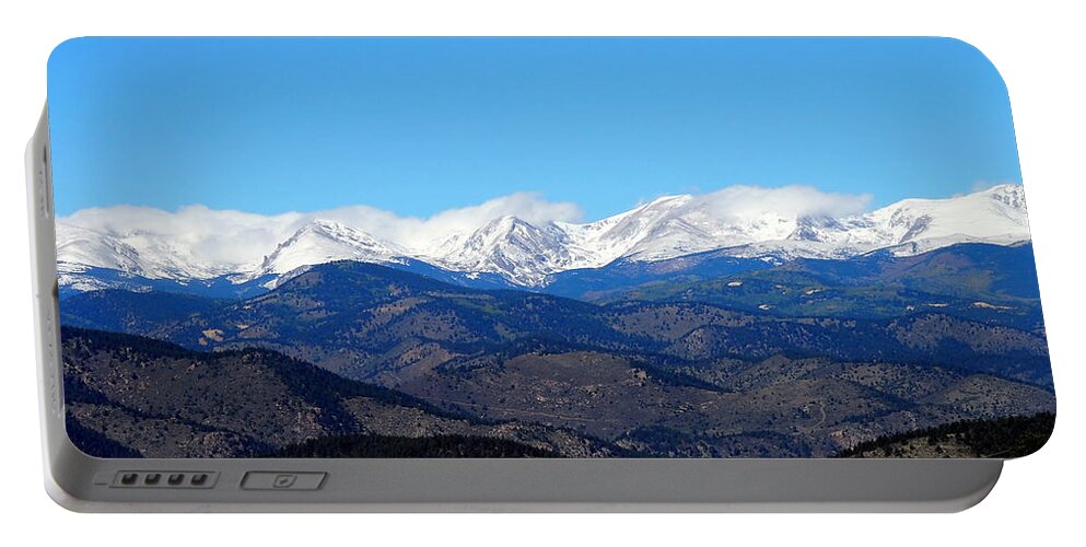 Mountain Portable Battery Charger featuring the photograph Winter is Coming by Amy McDaniel