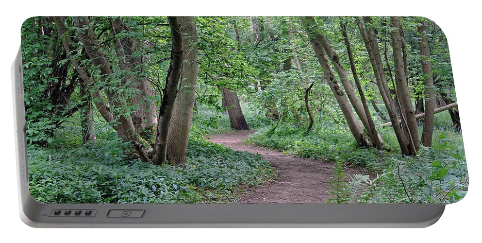 Woodland Path Portable Battery Charger featuring the photograph Woodland Path by Tony Murtagh