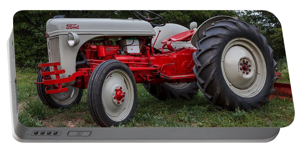 Old Ford Tractor Portable Battery Charger featuring the photograph Work Horse 8N Ford by Doug Long