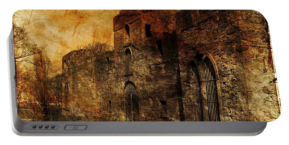 Castle Portable Battery Charger featuring the photograph Workington Hall by Randi Grace Nilsberg