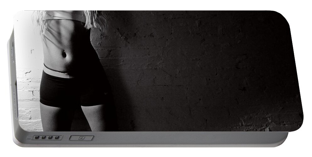 Exercise Portable Battery Charger featuring the photograph Workout by La Dolce Vita