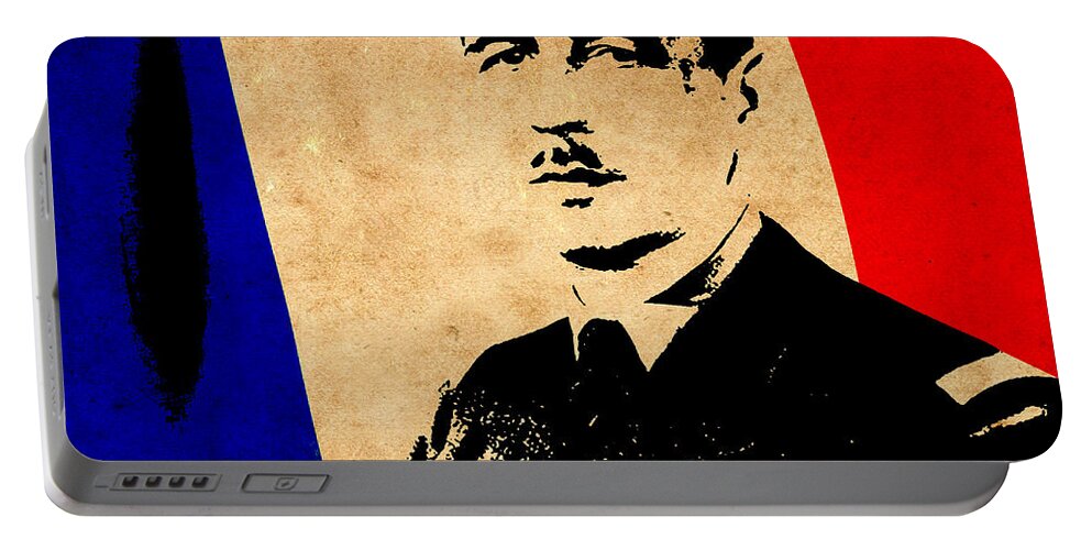 De Gaulle Portable Battery Charger featuring the photograph World Leaders 6 by Andrew Fare