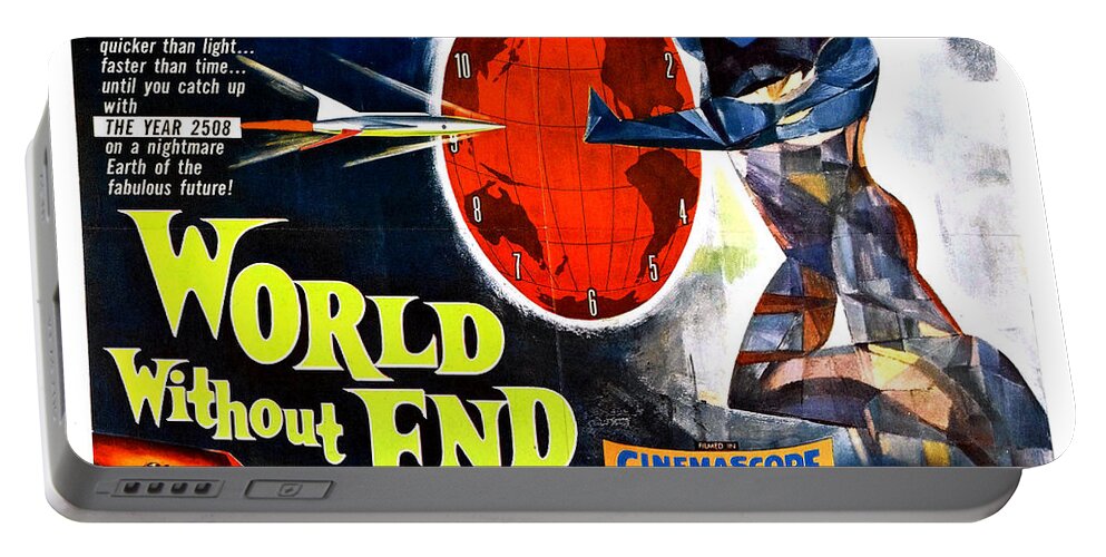 Movies Portable Battery Charger featuring the photograph World Without End Poster by Gianfranco Weiss