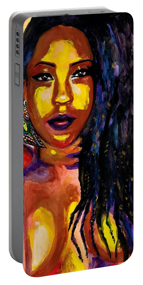Sexy Portable Battery Charger featuring the photograph X-Posed by Artist RiA