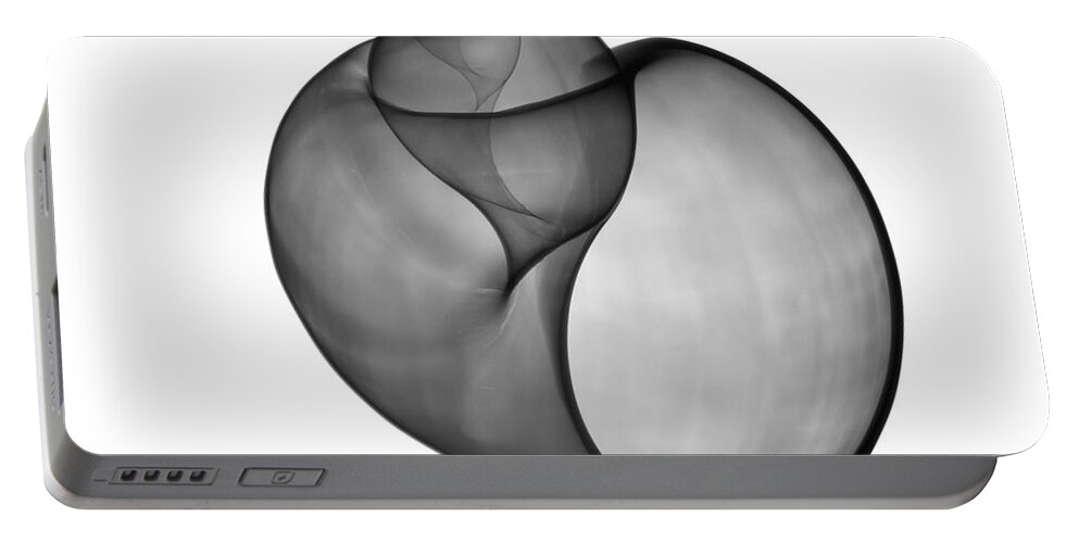 Radiograph Portable Battery Charger featuring the photograph X-ray Of Florida Apple Snail by Bert Myers