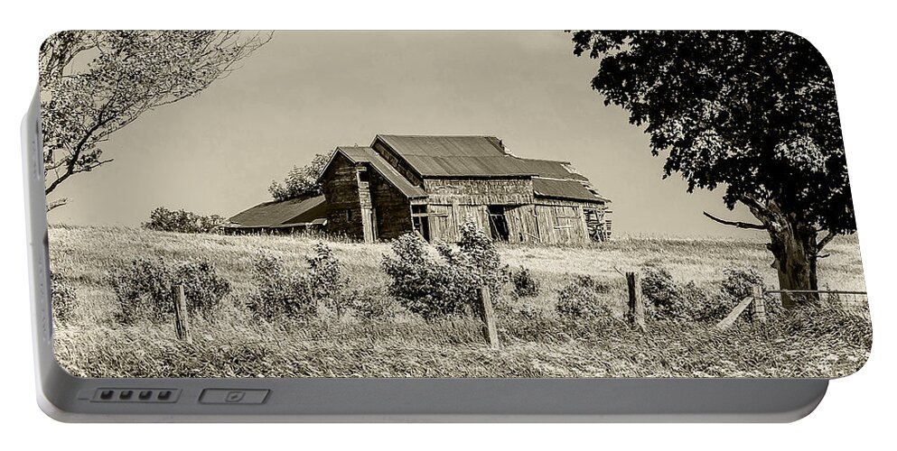 Farm Portable Battery Charger featuring the photograph Yester Farm by Rick Bartrand
