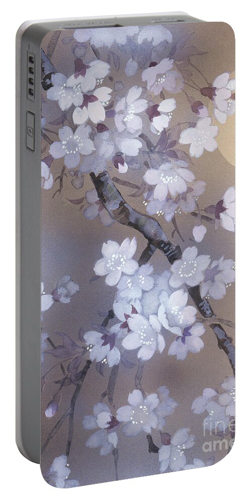 Haruyo Morita Portable Battery Charger featuring the digital art Yoi Crop by MGL Meiklejohn Graphics Licensing