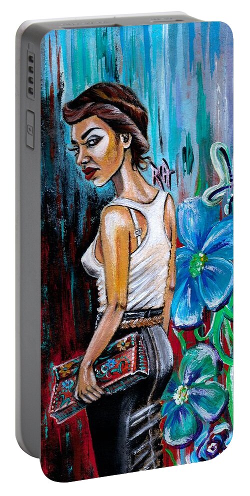 Artbyria Portable Battery Charger featuring the photograph You Had Your Chance by Artist RiA