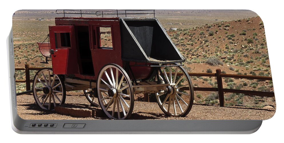 Arizona Portable Battery Charger featuring the photograph Your Carriage Awaits by Kathy McClure