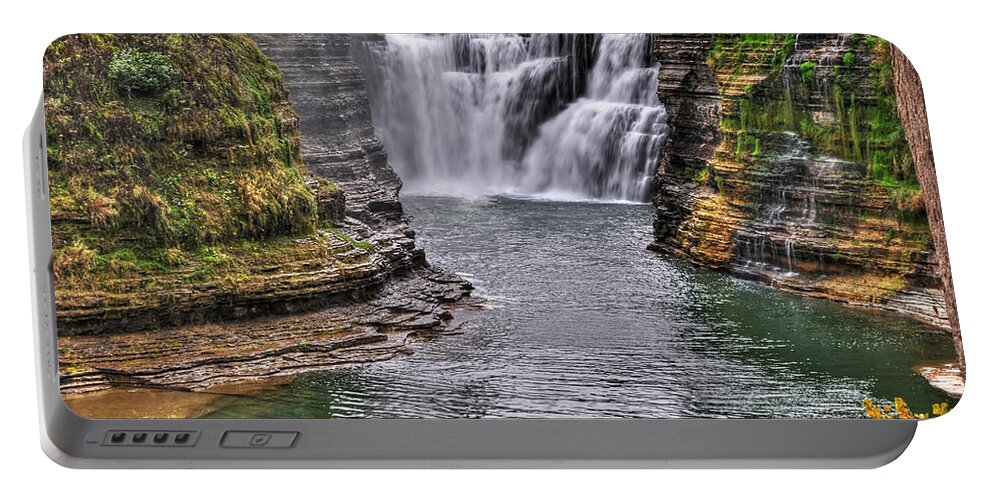  Portable Battery Charger featuring the photograph 0022 Letchworth State Park Series by Michael Frank Jr