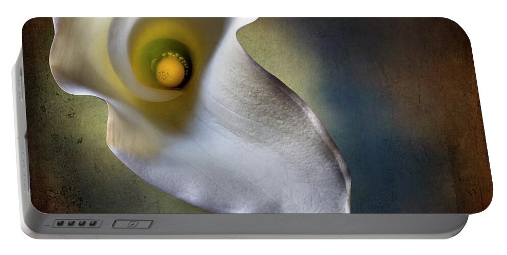 Flower Portable Battery Charger featuring the photograph Calla Lily #1 by Endre Balogh